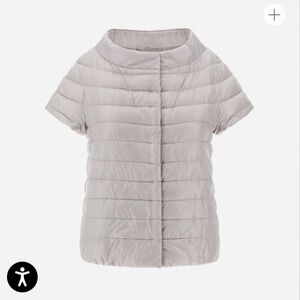 Herno Light Gray Women's Quilted Top
